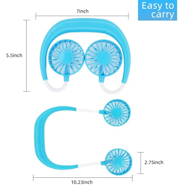 Caynel Portable Hands-free Neck Fan With Up to 8H Long Working Time and 4 Speeds, Natural Wind Mode - Caynel Direct
