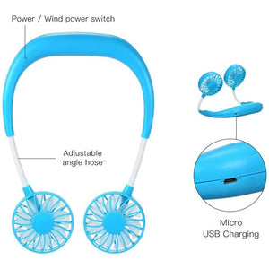 Caynel Portable Hands-free Neck Fan With Up to 8H Long Working Time and 4 Speeds, Natural Wind Mode - Caynel Direct